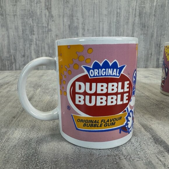 VINTAGE UNIQUE 10 oz Dubble Bubble Mug AMERICA'S ORIGINAL Bubble Gum - Picture 6 of 9